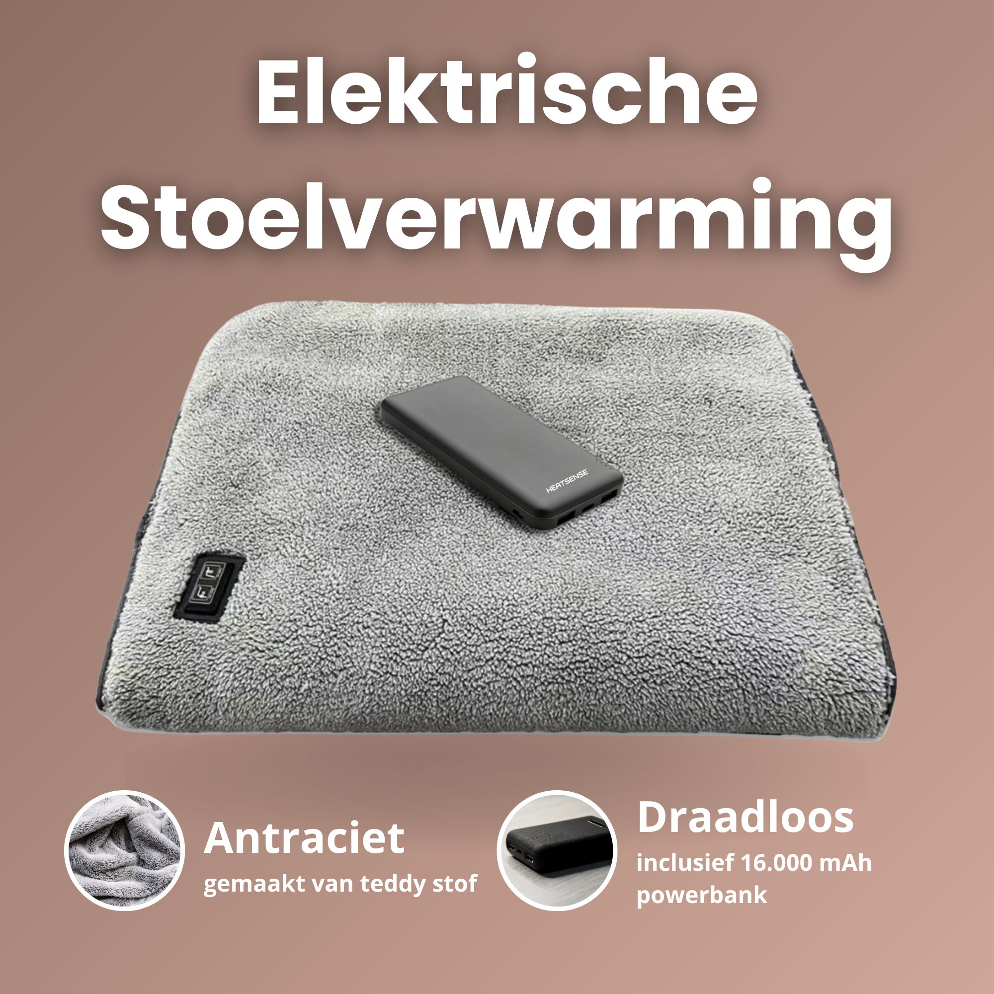 Stoelverwarming | Anthraciet